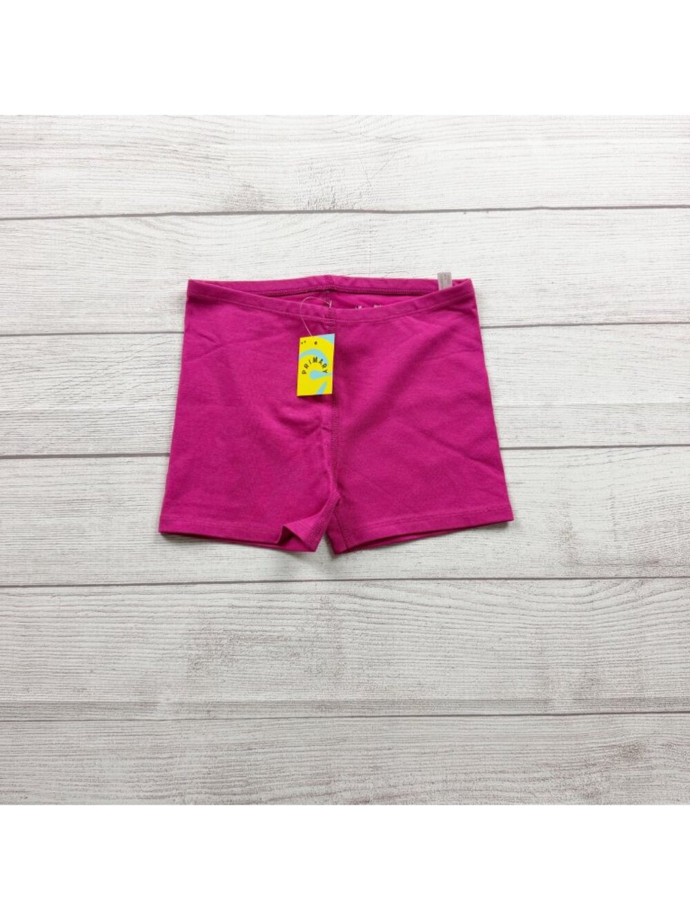Primary Kids Raspberry Pink Solid Bike Shorts NWT 6-7
